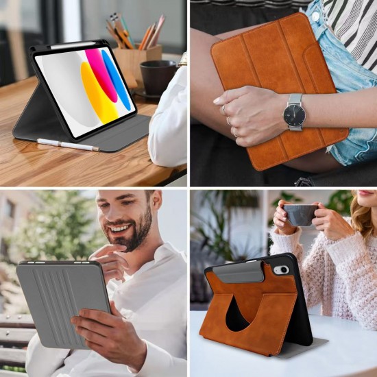 Tech-Protect Fleece Case for iPad 10.9” 10 / 2022 / 11” 11 / 2025 - Brown