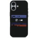 BMW M Silicon Horizontal Line MagSafe Case for iPhone 17 - Black