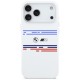 BMW M Silicon Horizontal Line MagSafe Case for iPhone 17 Pro Max - White