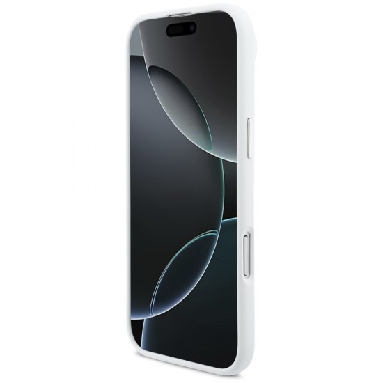 BMW M Silicon Horizontal Line MagSafe Case for iPhone Air - White