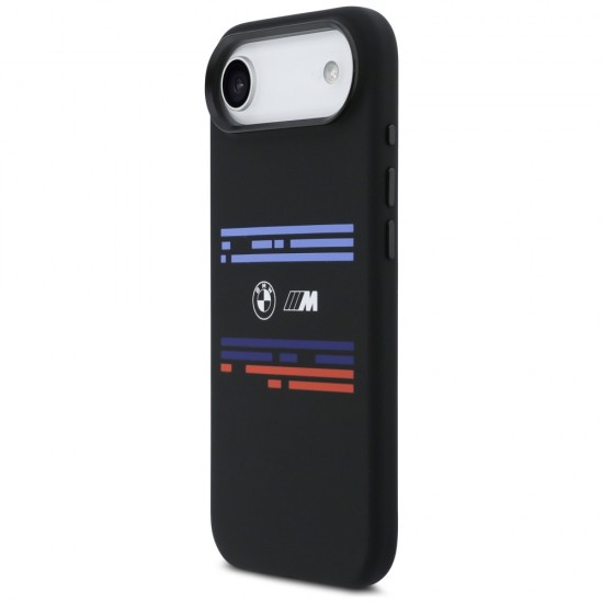 BMW M Silicon Horizontal Line MagSafe Case for iPhone Air - Black