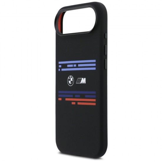 BMW M Silicon Horizontal Line MagSafe Case for iPhone Air - Black