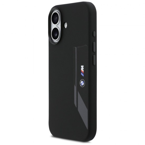 BMW M Silicon Vertical Logo MagSafe Case for iPhone 17 - Black