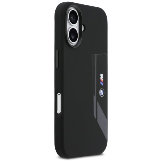 BMW M Silicon Vertical Logo MagSafe Case for iPhone 17 - Black