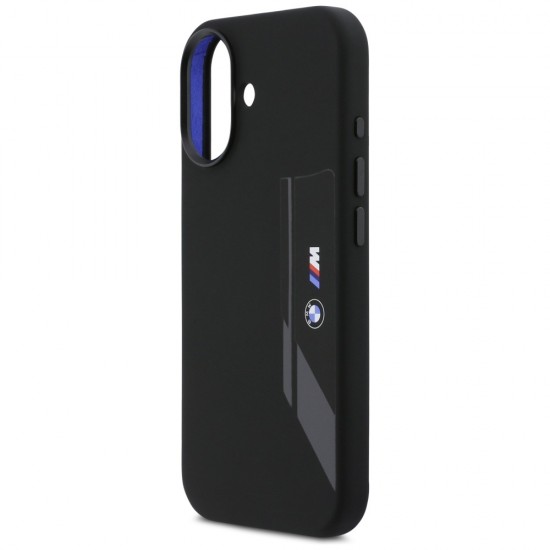BMW M Silicon Vertical Logo MagSafe Case for iPhone 17 - Black