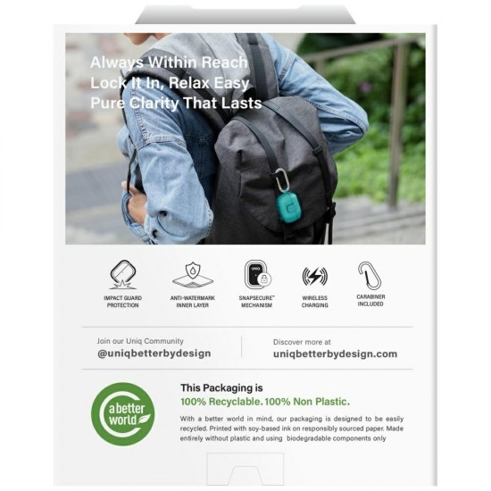 Uniq Glase Pro Case for AirPods Pro 3 Lock Case - Transparent