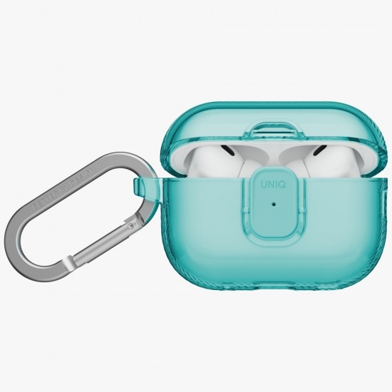 Uniq Glase Pro Case for AirPods Pro 3 Lock Case - Transparent Blue