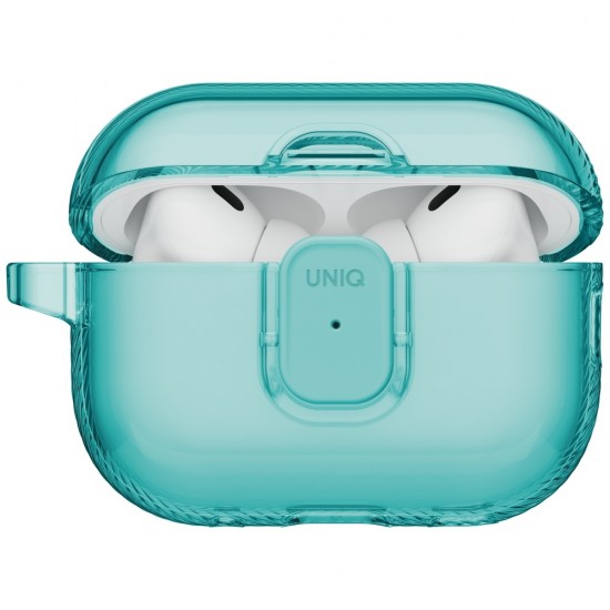 Uniq Glase Pro Case for AirPods Pro 3 Lock Case - Transparent Blue