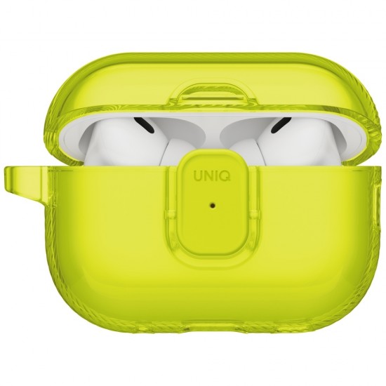 Uniq Glase Pro Case for AirPods Pro 3 Lock Case - Transparent Yellow