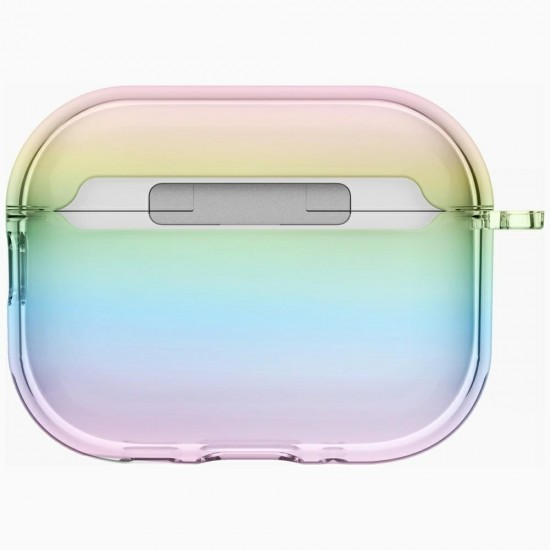 Uniq Iridescia Hang Case for AirPods Pro 3 - Transparent Multicolor