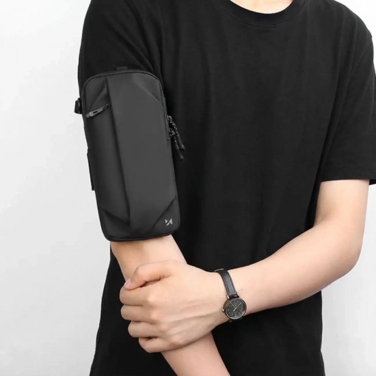 Wozinsky WSDB-B armband phone bag for running - black