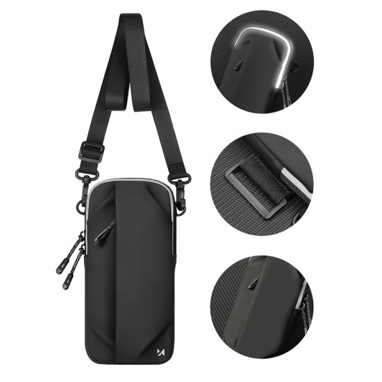 Wozinsky WSDB-B armband phone bag for running - black