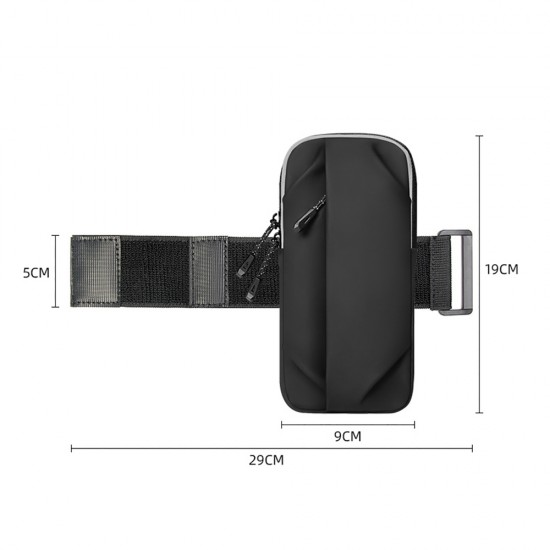Wozinsky WSDB-B armband phone bag for running - black