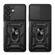 Hybrid Armor Camshield Case for Sasung Galaxy S26 Plus - Black