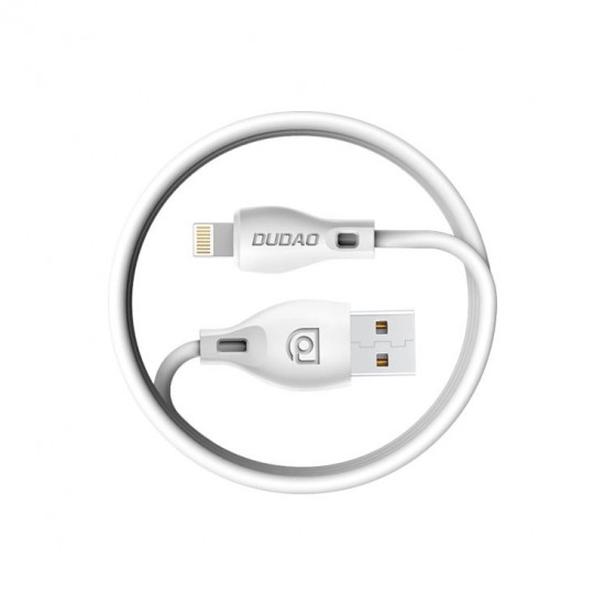 Dudao USB / Lightning cable 2.4A 1m white (L4L 1m white)