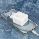 Dudao A28PCEU PD 45W GaN 2xUSB-C Wall Charger with USB-C Cable - White