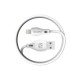Dudao L4M USB-A - MicroUSB 2.4 A Cable 1m - White