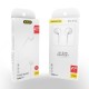 Dudao X10S wired in-ear headphones 3.5mm mini jack 1.15m - white