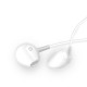 Dudao X10S wired in-ear headphones 3.5mm mini jack 1.15m - white