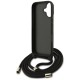 Guess 4G Big Logo Cord Stap Crossbody Case for iPhone 17 - Black