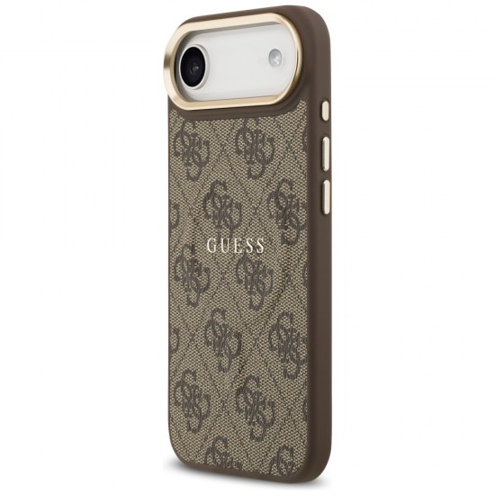 Guess 4G PU Classic Logo MagSafe Case for iPhone 17 Air - Brown