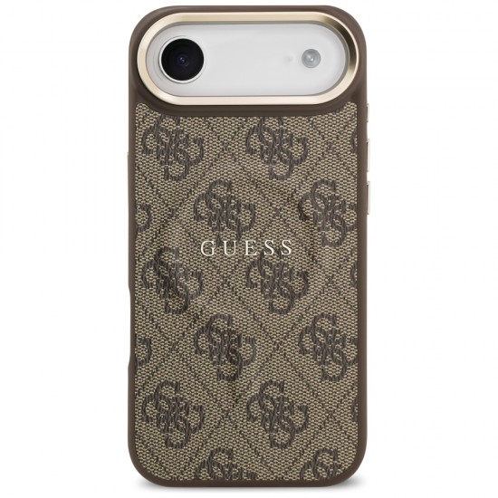 Guess 4G PU Classic Logo MagSafe Case for iPhone 17 Air - Brown