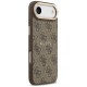 Guess 4G PU Classic Logo MagSafe Case for iPhone 17 Air - Brown