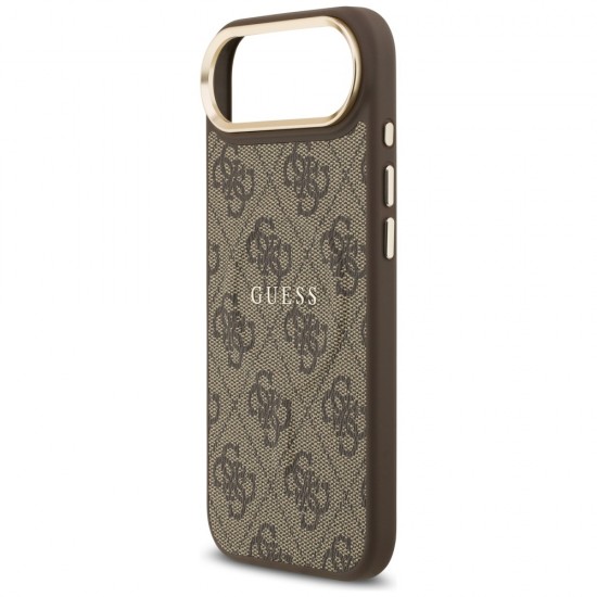 Guess 4G PU Classic Logo MagSafe Case for iPhone 17 Air - Brown