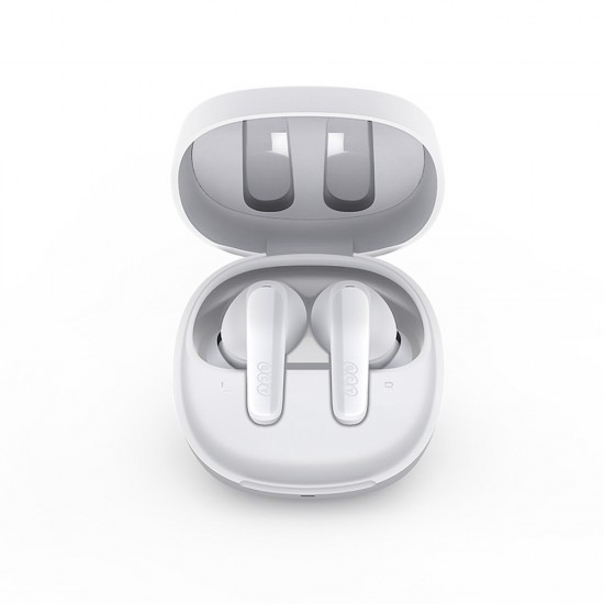 QCY T13X In-Ear Headphones with ENC IPX5 Bluetooth 5.3 - White