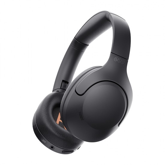 QCY H3 Lite Over-Ear Headphones with ANC Bluetooth 5.3 - Black