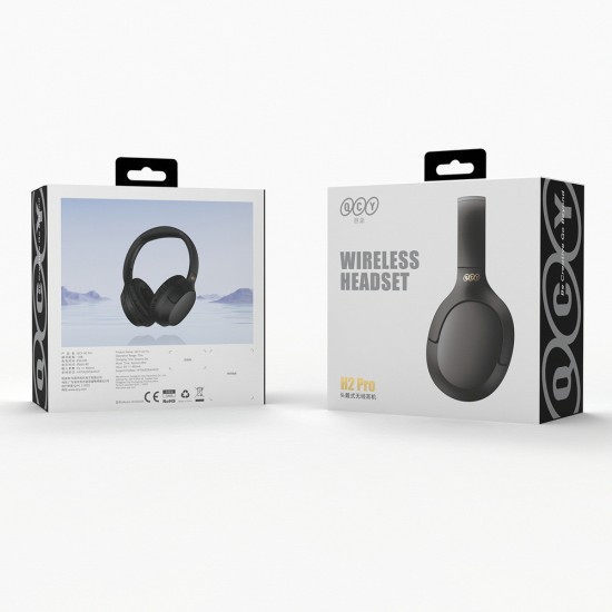 QCY H2 Pro ENC Bluetooth 5.3 Over-Ear Headphones - White