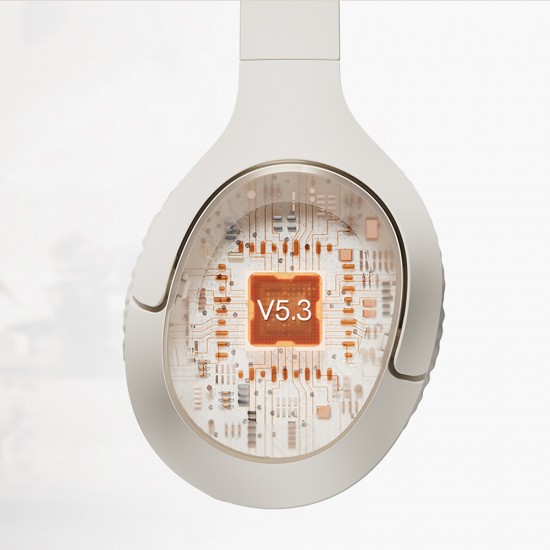 QCY H2 Pro ENC Bluetooth 5.3 Over-Ear Headphones - White