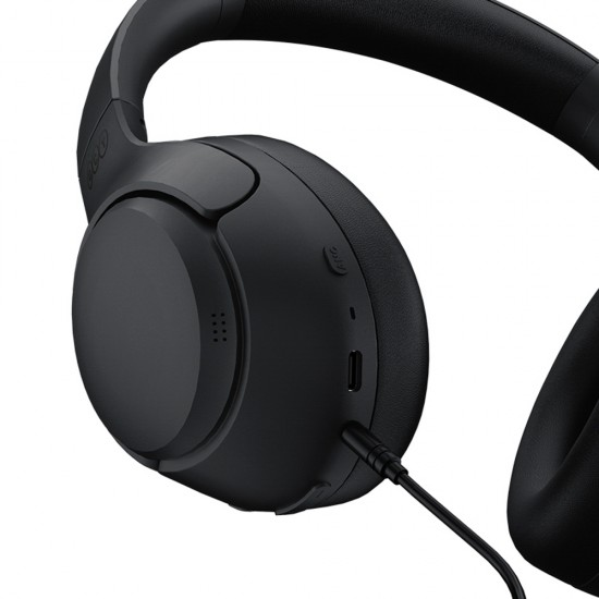 QCY H3 Over-Ear Headphones with ANC and Bluetooth 5.4 - Black