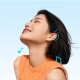 OWS QCY Crossky C10 Earphones with ENC Clip IPX5 Bluetooth 5.4 - White