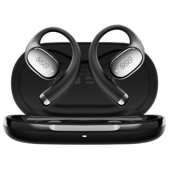 OWS QCY Crossky R70 LDAC IPX5 Headphones with Ear Hooks - Black