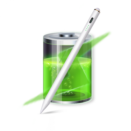 Joyroom JR-X9S stylus active pen with 2 replaceable tips - white