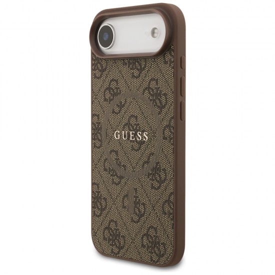 Guess 4G Ring Classic Logo MagSafe Case for iPhone 17 Air - Brown