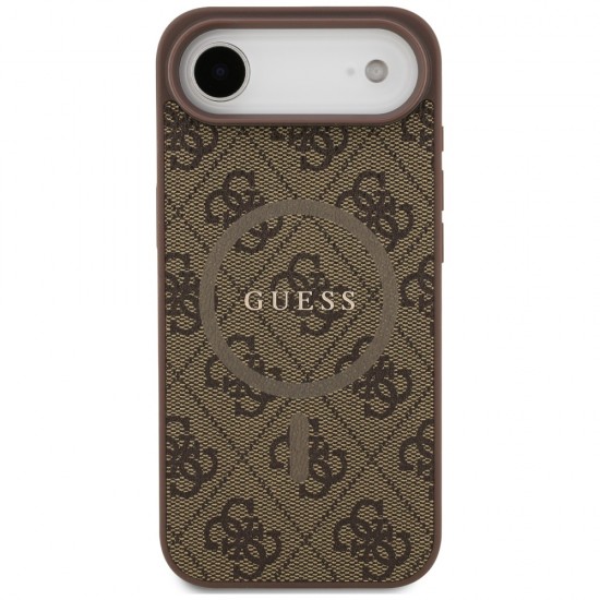 Guess 4G Ring Classic Logo MagSafe Case for iPhone 17 Air - Brown