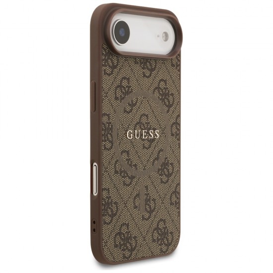 Guess 4G Ring Classic Logo MagSafe Case for iPhone 17 Air - Brown