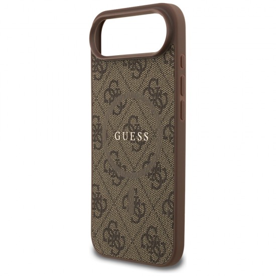 Guess 4G Ring Classic Logo MagSafe Case for iPhone 17 Air - Brown