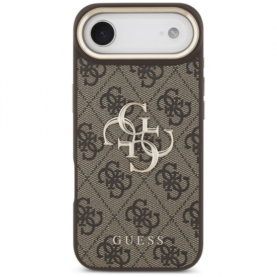 Guess 4G Big 4G Classic Logo Case for iPhone Air - Brown and Gold