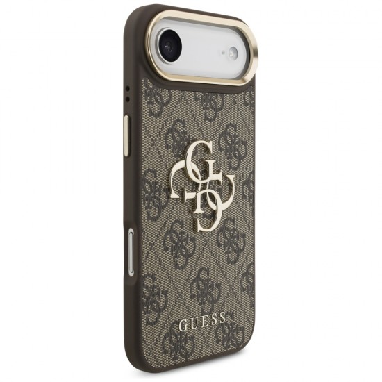 Guess 4G Big 4G Classic Logo Case for iPhone Air - Brown and Gold