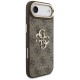 Guess 4G Big 4G Classic Logo Case for iPhone Air - Brown and Gold