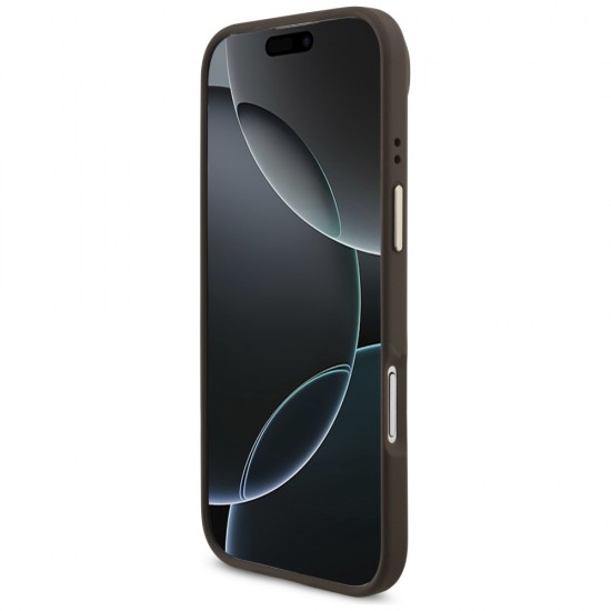 Guess 4G Big 4G Classic Logo Case for iPhone Air - Brown and Gold