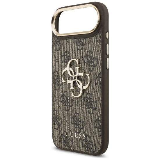 Guess 4G Big 4G Classic Logo Case for iPhone Air - Brown and Gold