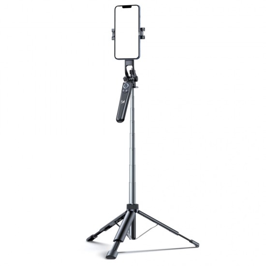 Selfie stick Wozinsky WC1Y70S telescopic tripod 1.7m with phone holder - black
