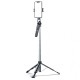 Selfie stick Wozinsky WC1Y70S telescopic tripod 1.7m with phone holder - black