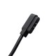HUL-01 Magnetic Charger 2-pin 2.8mm for 60cm Smartwatches – Black