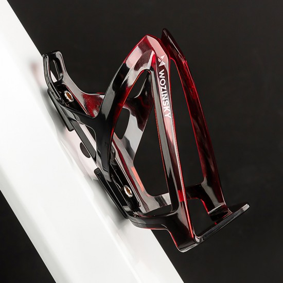 Wozinsky WUR-01BR Bike Bottle Holder Basket - Black and Red