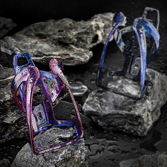 Wozinsky WUR-01BP Bike Bottle Holder Basket - Blue and Purple